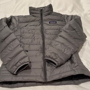 Patagonia Gray Down Sweater Puffer Jacket XS